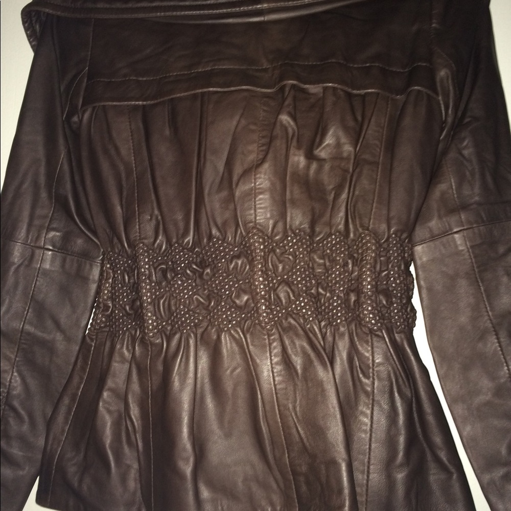 Leather jacket
